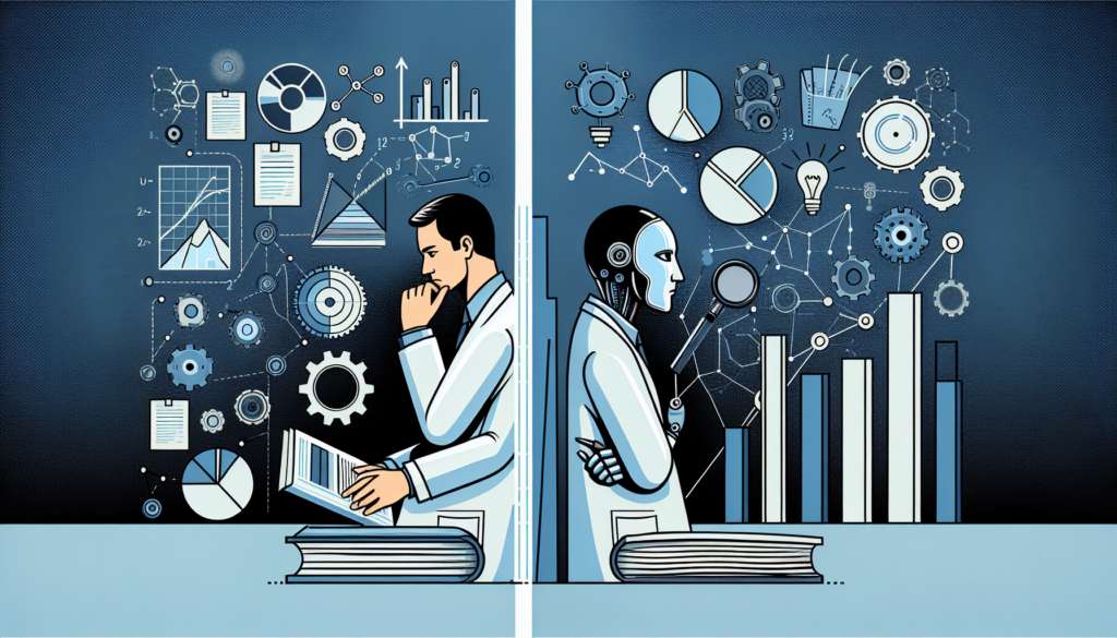 Illustration comparing qualitative and quantitative risk analysis techniques