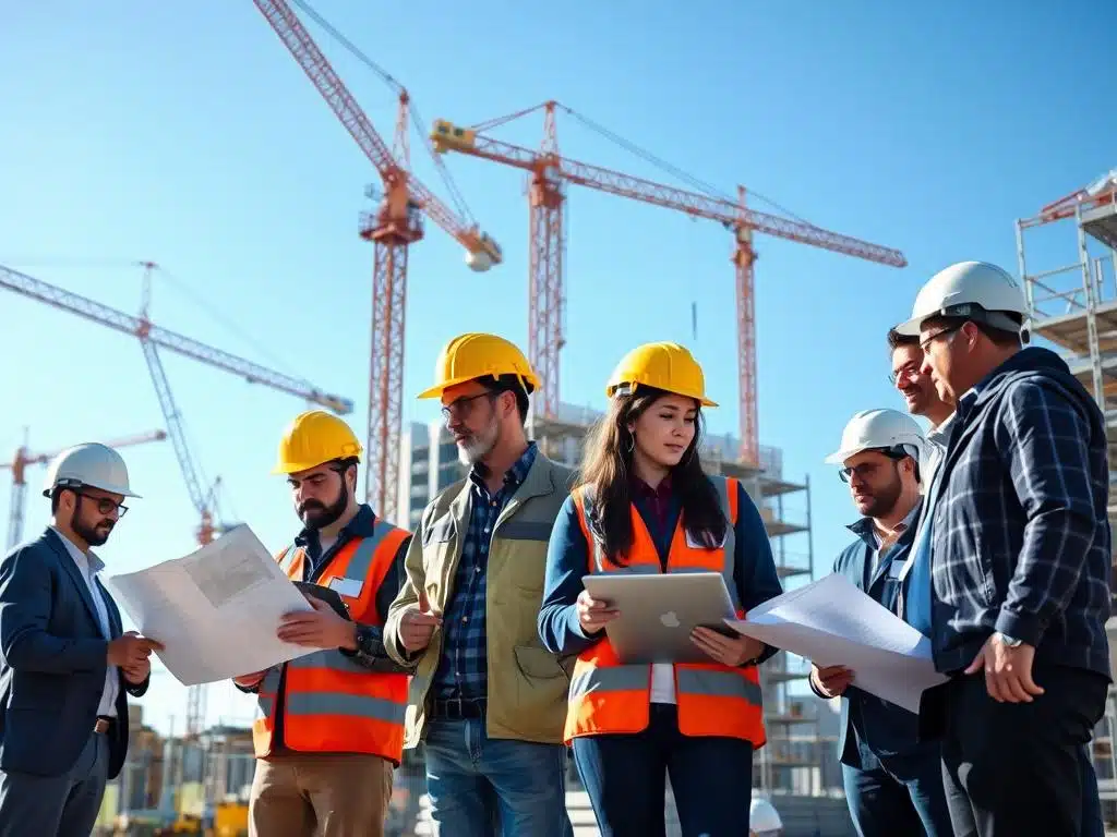 Construction project management team roles