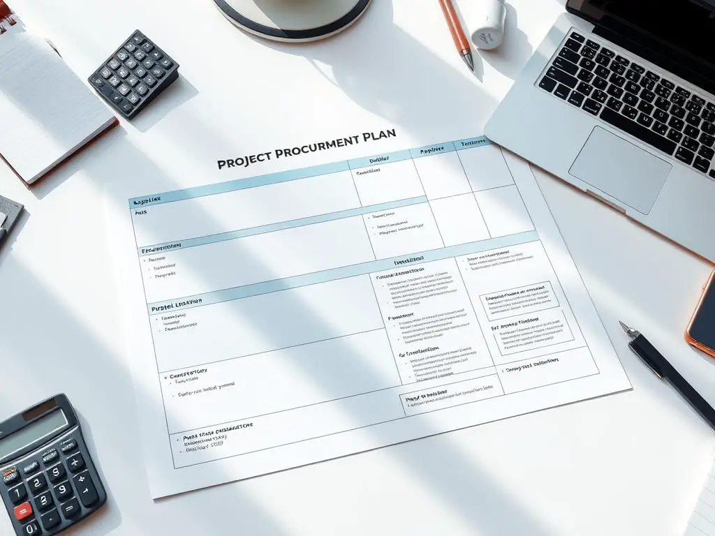 procurement plan template for improved efficiency