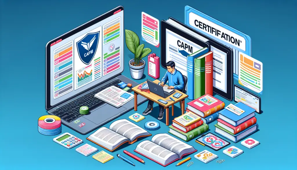 An illustration representing the concept of CAPM certification.